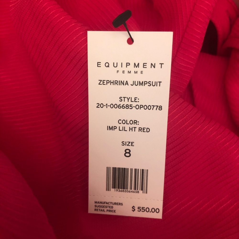Equipment Zephrina Color Block Jumpsuit New - Picture 2 of 4